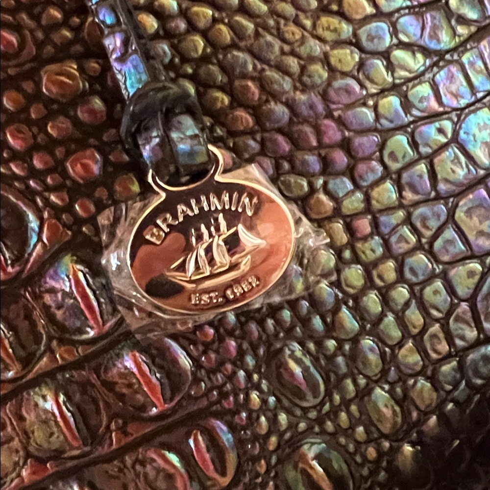 Brahmin Elaine Black Pearl Ombre Melbourne bag - Picture 2 of 12
